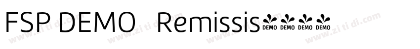 FSP DEMO   Remissis字体转换